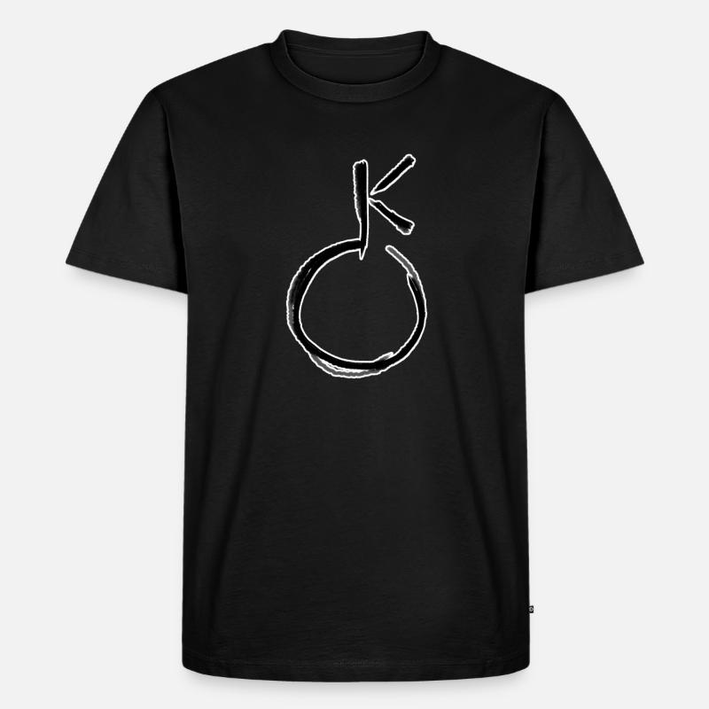 Astrologie Symbol - Männer Premium Bio T-Shirt - Schwarz