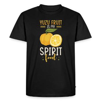 Yuzu Fruit Dicton - T-shirt Premium bio Homme - noir - Devant - Nico (187cm)