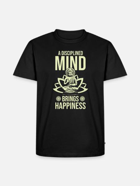 Buddha Zen Quote - Men's Premium Organic T-Shirt - black
