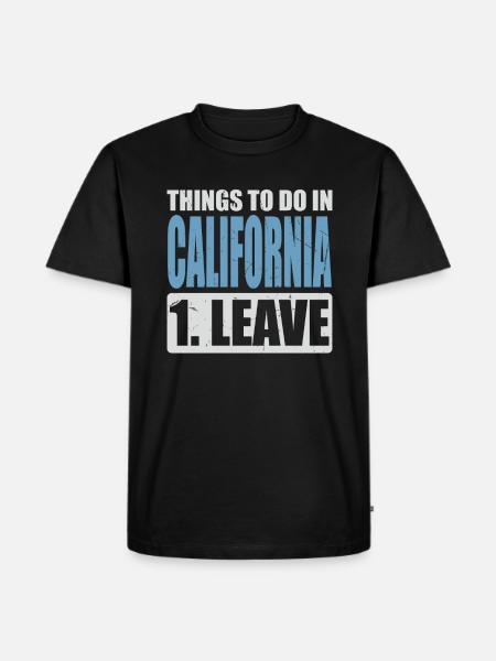 California Meme - Men's Premium Organic T-Shirt - black