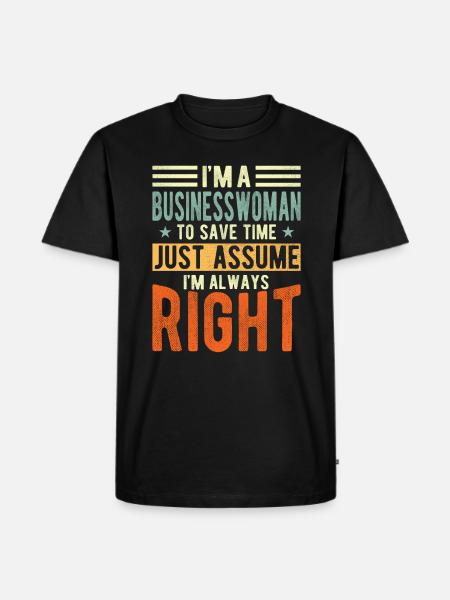 Femme - T-shirt Premium bio Homme - noir