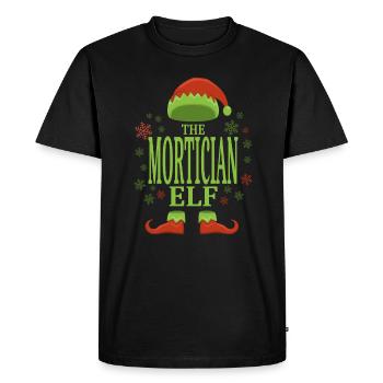 Undertaker Christmas Elf - Men's Premium Organic T-Shirt - black - Front - Nico (187cm)