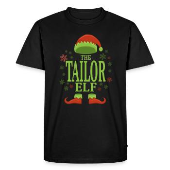 Schneider Christmas Elf - Men's Premium Organic T-Shirt - black - Front - Nico (187cm)