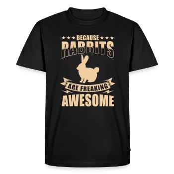 Rat Astrologie Chinoise - T-shirt Premium bio Homme - noir - Devant - Nico (187cm)