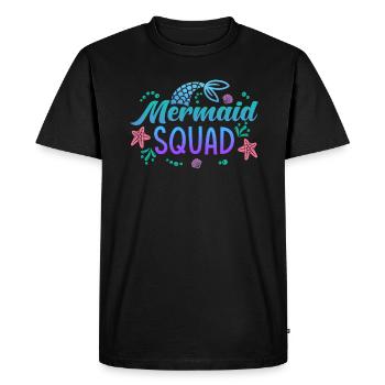 Groupe Mermaid - T-shirt Premium bio Homme - noir - Devant - Nico (187cm)