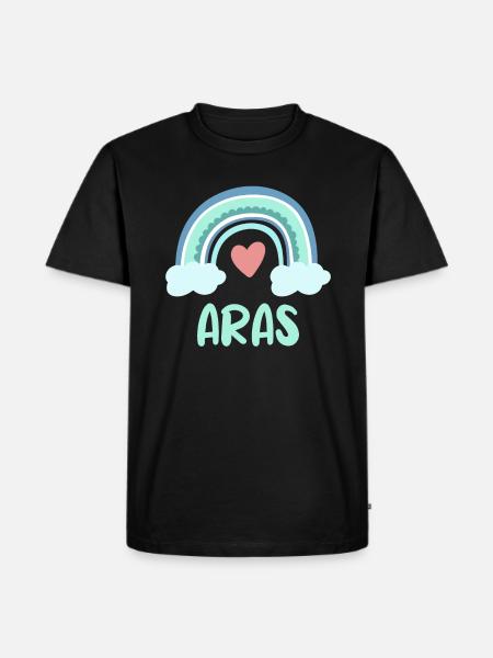Macaw's Name Rainbow Baby - Men's Premium Organic T-Shirt - black