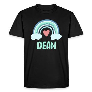 Dean Nom Rainbow Baby - T-shirt Premium bio Homme - noir - Devant - Nico (187cm)