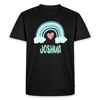 Joshua Nom Rainbow Baby - T-shirt Premium bio Homme - noir - Devant - Nico (187cm)