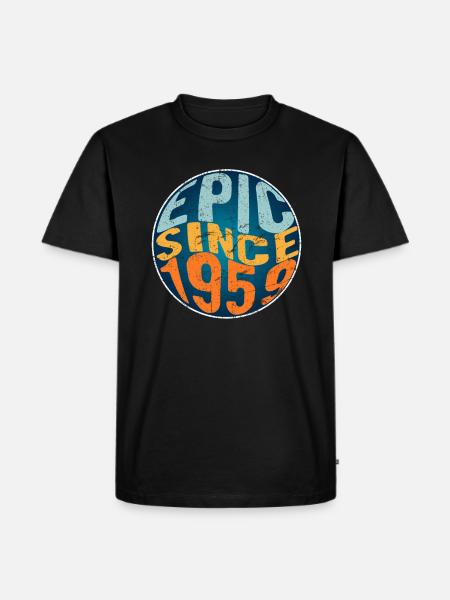 Epic since 1959 - Men's Premium Organic T-Shirt - black