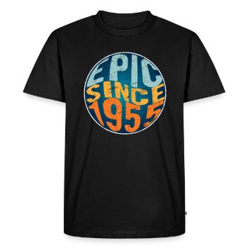Epic since 1955 - Men's Premium Organic T-Shirt - black - Front - Nico (187cm)