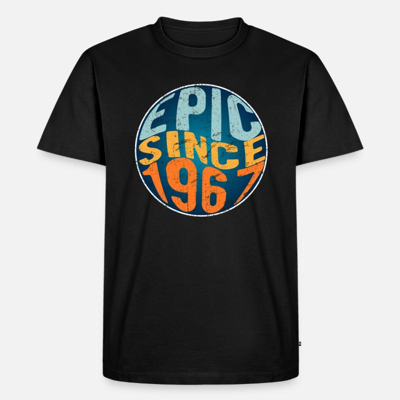 Episch Seit 1967 - Männer Premium Bio T-Shirt - Schwarz