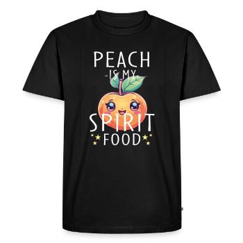 Pêche Kawaii - T-shirt Premium bio Homme - noir - Devant - Nico (187cm)