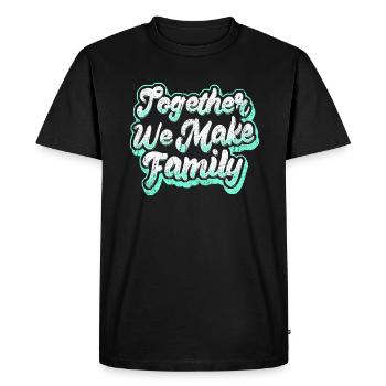 Famille Dire Inspiration - T-shirt Premium bio Homme - noir - Devant - Nico (187cm)