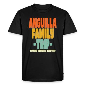 Anguilla Family Trip Vacations - Men's Premium Organic T-Shirt - black - Front - Nico (187cm)