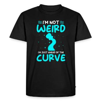 Horoscope astrologique du signe du zodiaque du Verseau - T-shirt Premium bio Homme - noir - Devant - Nico (187cm)