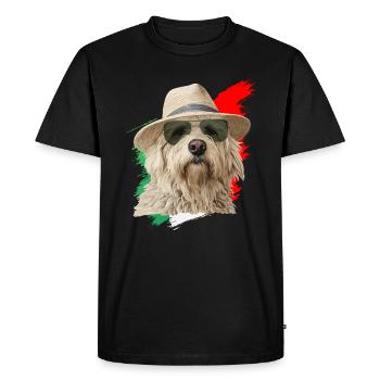 Maremma Abruzzo German Shepherd Maremmano Abruzzese - Men's Premium Organic T-Shirt - black - Front - Nico (187cm)