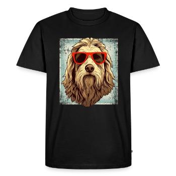 Maremmano Abruzzese German Shepherd - Men's Premium Organic T-Shirt - black - Front - Nico (187cm)