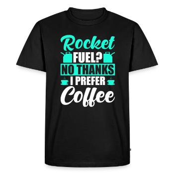 Aerospace Engineer - Men's Premium Organic T-Shirt - black - Front - Nico (187cm)