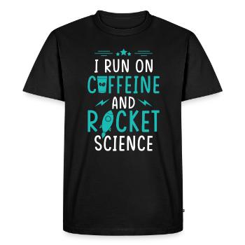 Aerospace Engineer - Men's Premium Organic T-Shirt - black - Front - Nico (187cm)