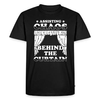 Assistant Stage Manager Job Gift - Men's Premium Organic T-Shirt - black - Front - Nico (187cm)