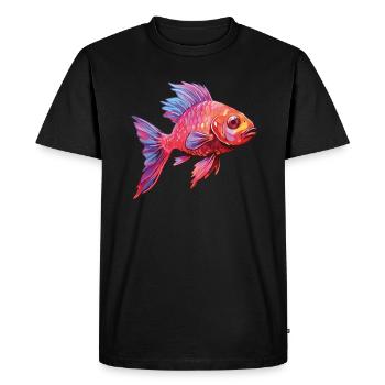 Cherry Barb Fish Aquarium - Men's Premium Organic T-Shirt - black - Front - Nico (187cm)