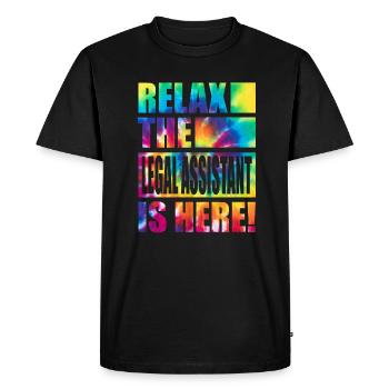 Legal Assistant Funny Saying - Men's Premium Organic T-Shirt - black - Front - Nico (187cm)