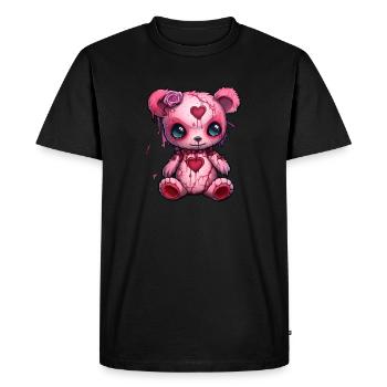 Bear Voodoo Goth Aesthetics - Men's Premium Organic T-Shirt - black - Front - Nico (187cm)