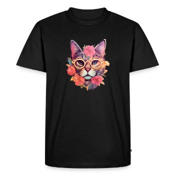 Cat Aesthetics - Men's Premium Organic T-Shirt - black - Front - Nico (187cm)