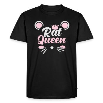 Rat Queen - Men's Premium Organic T-Shirt - black - Front - Nico (187cm)