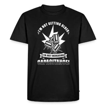 Électricien Cadeau d’anniversaire Drôle - T-shirt Premium bio Homme - noir - Devant - Nico (187cm)