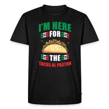 Tacos Al Pastor Mexique Mexique - T-shirt Premium bio Homme - noir - Devant - Nico (187cm)