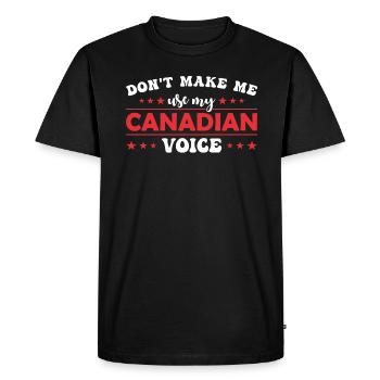 Ne me forcez pas à donner ma voix danoise - T-shirt Premium bio Homme - noir - Devant - Nico (187cm)