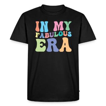 Merveilleux, fabuleux, phase de bien-être, bonne humeur - T-shirt Premium bio Homme - noir - Devant - Nico (187cm)