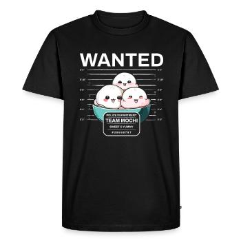 Glace Kawaii Mochi Dessert Japonais Japon - T-shirt Premium bio Homme - noir - Devant - Nico (187cm)