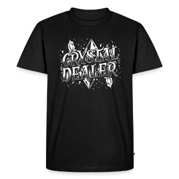 Cristaux d’énergie pour les amateurs de cristal Pierres précieuses - T-shirt Premium bio Homme - noir - Devant - Nico (187cm)