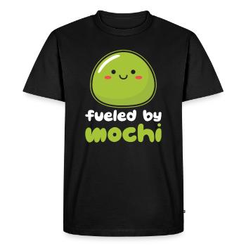 Kawaii Mochi Dessert Japonais Inspiré - T-shirt Premium bio Homme - noir - Devant - Nico (187cm)
