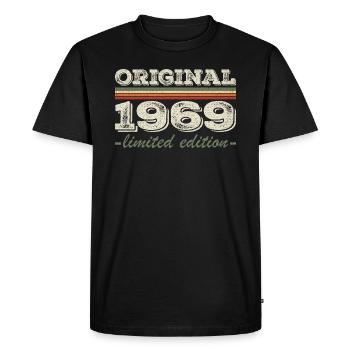 Legend since 1969 Born 1969 Birthday 1969 - Men's Premium Organic T-Shirt - black - Front - Nico (187cm)
