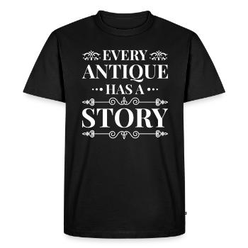 Conception de collectionneur d’antiquités pour les passionnés - chaque - T-shirt Premium bio Homme - noir - Devant - Nico (187cm)
