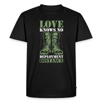 Deployment Distance Military Deployment Item - Men's Premium Organic T-Shirt - black - Front - Nico (187cm)