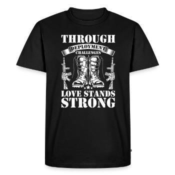 Deployment Distance Military Deployment Item - Men's Premium Organic T-Shirt - black - Front - Nico (187cm)