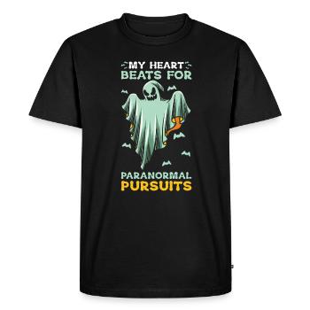 Conception essentielle de chasse aux fantômes pour le paranormal - T-shirt Premium bio Homme - noir - Devant - Nico (187cm)
