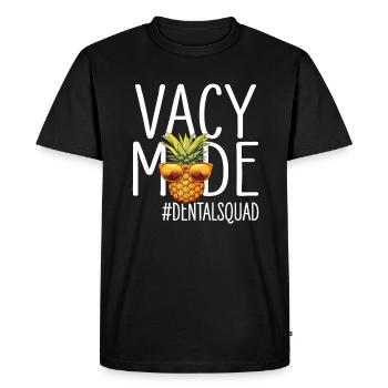 Dental Vacation Vacy Mode Dentalsquad - Men's Premium Organic T-Shirt - black - Front - Nico (187cm)