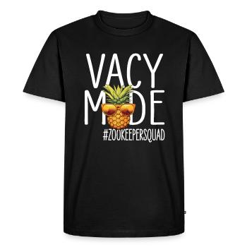 Zookeeper Vacation Vacy Mode Zookeepersquad - Men's Premium Organic T-Shirt - black - Front - Nico (187cm)