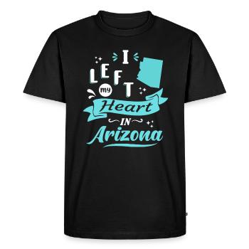 Arizona Souvenir Amour - T-shirt Premium bio Homme - noir - Devant - Nico (187cm)