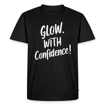 Every day a new chance to shine Motivation - Men's Premium Organic T-Shirt - black - Front - Nico (187cm)