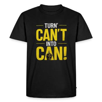 Ne convertissez pas la boîte en boîte en boîte par - T-shirt Premium bio Homme - noir - Devant - Nico (187cm)