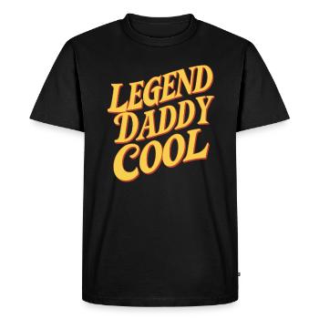 Legend Daddy Cool Unique Motif - T-shirt Premium bio Homme - noir - Devant - Nico (187cm)