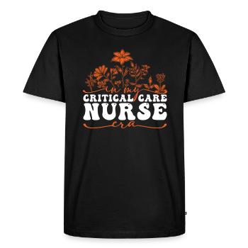 In My Critical Care Nurse Era - Men's Premium Organic T-Shirt - black - Front - Nico (187cm)