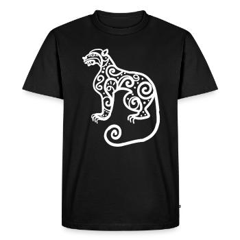 Dieu aztèque Mythologie ancienne Tezcatlipoca - T-shirt Premium bio Homme - noir - Devant - Nico (187cm)