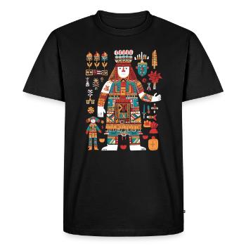 Itzamna Maya God Mythologie maya - T-shirt Premium bio Homme - noir - Devant - Nico (187cm)
